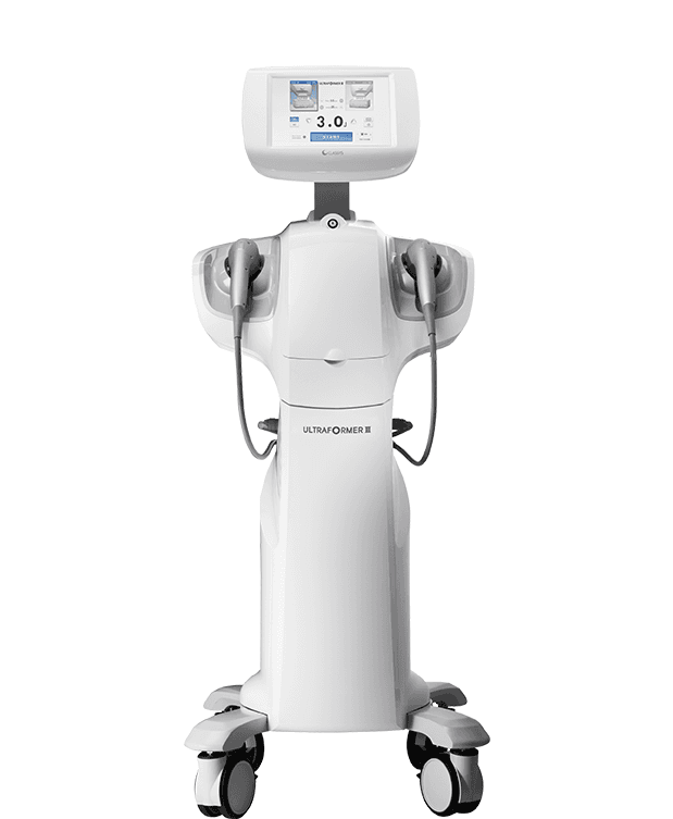 ULTRAFORMER III HIFU 臉部拉提療程示意圖